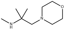 methyl[2-methyl-1-(morpholin-4-yl)propan-2-yl]amine Struktur