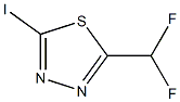 2-(difluoromethyl)-5-iodo-1,3,4-thiadiazole Struktur