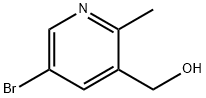 5-Bromo-3-(hydroxymethyl)-2-methylpyridine Struktur