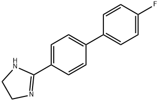 2-(4'-fluorobiphenyl-4-yl)-4,5-dihydro-1H-imidazole Struktur