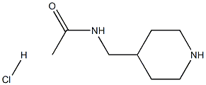 N-(piperidin-4-ylmethyl)acetamide hydrochloride Struktur