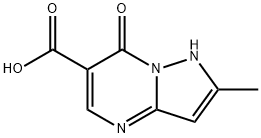 2-methyl-7-oxo-1H,7H-pyrazolo[1,5-a]pyrimidine-6-carboxylic acid Struktur