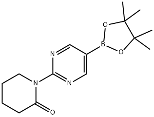 2-(PIPERIDON-1-YL)PYRIMIDINE-5-BORONIC ACID PINACOL ESTER Struktur