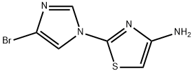 1-(4-Aminothiazol-2-yl)-4-bromoimidazole Struktur