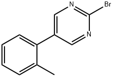 2-Bromo-5-(2-tolyl)pyrimidine Struktur