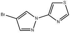 1-(Thiazol-4-yl)-4-bromopyrazole Struktur