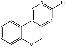 2-Bromo-5-(2-methoxyphenyl)pyrimidine Struktur