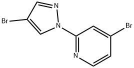 1-(4-Bromo-2-pyridyl)-4-bromopyrazole Struktur