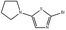 2-Bromo-5-pyrrolidinothiazole Struktur