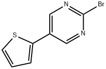 2-Bromo-5-(2-thienyl)pyrimidine Struktur