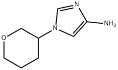 4-Amino-1-(3-tetrahydropyranyl)imidazole Struktur