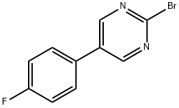 2-Bromo-5-(4-fluorophenyl)pyrimidine Struktur