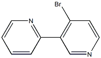 4-Bromo-3-(2-pyridyl)pyridine Struktur