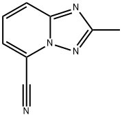 2-methyl-[1,2,4]triazolo[1,5-a]pyridine-5-carbonitrile Struktur