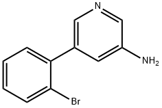 5-(2-BROMOPHENYL)PYRIDIN-3-AMINE Struktur