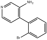 4-(2-BROMOPHENYL)PYRIDIN-3-AMINE Struktur