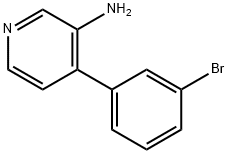 4-(3-BROMOPHENYL)PYRIDIN-3-AMINE Struktur