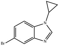 5-bromo-1-cyclopropyl-1H-1,3-benzodiazole Struktur