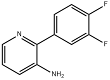 3-AMINO-2-(3,4-DIFLUOROPHENYL)PYRIDINE Struktur