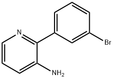 2-(3-BROMOPHENYL)PYRIDIN-3-AMINE Struktur