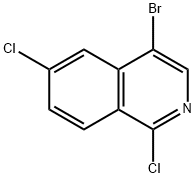 4-bromo-1,6-dichloroisoquinoline Struktur