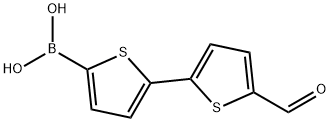 5-(5-Formyl-2-thienyl)-2-thiopheneboronic Acid Struktur