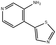 3-AMINO-4-(5-THIAZOLYL)PYRIDINE Struktur