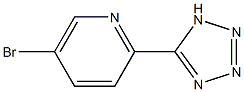 5-bromo-2-(1H-tetrazol-5-yl)pyridine Struktur