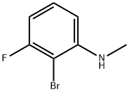 (2-Bromo-3-fluoro-phenyl)-methyl-amine Struktur