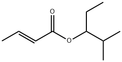 2-methylpentan-3-yl (2E)-but-2-enoate Struktur