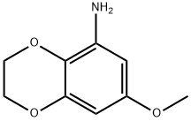 1,4-Benzodioxin-5-amine, 2,3-dihydro-7-methoxy- Struktur