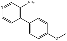 3-AMINO-4-(4-METHOXYPHENYL)PYRIDINE Struktur