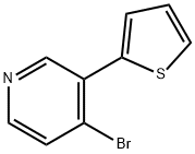 4-Bromo-3-(2-thienyl)pyridine Struktur