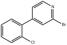 2-Bromo-4-(2-chlorophenyl)pyridine Struktur