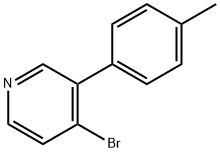 4-Bromo-3-(4-tolyl)pyridine Struktur