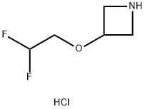 3-(2,2-difluoroethoxy)azetidine hydrochloride Struktur