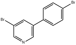 3-BROMO-5-(4-BROMOPHENYL)PYRIDINE Struktur