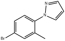 1-(4-BROMO-2-METHYLPHENYL)-1H-PYRAZOLE Struktur