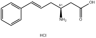 (3S,5E)-3-amino-6-phenylhex-5-enoic acid hydrochloride Struktur