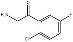 2-amino-1-(2-chloro-5-fluorophenyl)ethanone Struktur