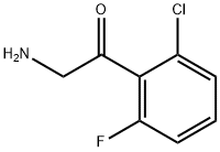 2-amino-1-(2-chloro-6-fluorophenyl)ethanone Struktur