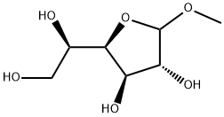 Methyl D-glucofuranoside Struktur