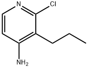 2-CHLORO-4-AMINO-3-(N-PROPYL)PYRIDINE Struktur