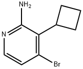 2-Amino-4-bromo-3-(cyclobutyl)pyridine Struktur