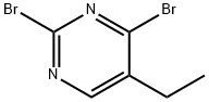 2,4-Dibromo-5-ethylpyrimidine Struktur