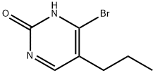 4-Bromo-2-hydroxy-5-(n-propyl)pyrimidine Struktur