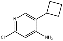 2-Chloro-4-amino-5-(cyclobutyl)pyridine Struktur