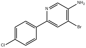 4-Bromo-3-amino-6-(4-chlorophenyl)pyridine Structure