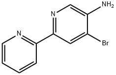 4-Bromo-3-amino-6-(2-pyridyl)pyridine Structure