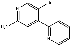 5-Bromo-2-amino-4-(2-pyridyl)pyridine Struktur